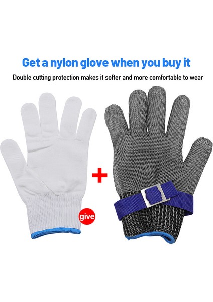 Gri Tarzı M Boyutu Paslanmaz Çelik Eldiven Kesilmeye Karşı Güvenlik Kesilmeye Dayanıklı El Koruyucu Metal Et Filesi Eldiven Kasap Tel Bıçak Delme Koruma (Yurt Dışından) modelleri