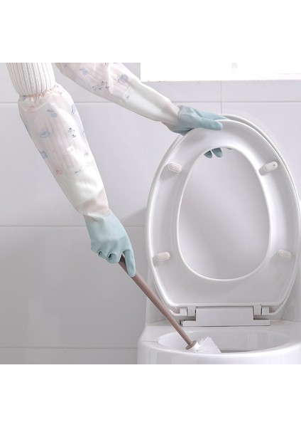 Tek Katmanlı Sarı Stil L Boyutu 2 Çift Pvc Bulaşık Yıkama Temizlik Kauçuk Eldiveni Dayanıklı Silikon Kauçuk Bulaşık Yıkama Su Geçirmez Bulaşık Eldiveni Ev Mutfak Için (Yurt Dışından) fırsatları