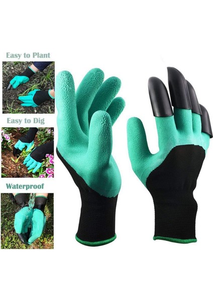 4 Pençe Stili 2 Adet Bahçe Eldiveni Sağ El Pençe Parmak Ucu Abs Plastik Eldiven Hızlı Kazıma Bitki Ev Serası Kazma Ekim Için - Ürün (Yurt Dışından) modelleri