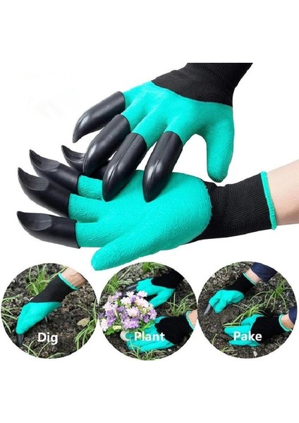 21CM 8pençe Tarzı Bahçe Eldiveni Tırnaklı Ekim Kazma Koruyucu Kauçuk Eldiven Nefes Alabilen Su Geçirmez Diken-Geçirmez Geçirgen Ev Lab (Yurt Dışından) fiyatları