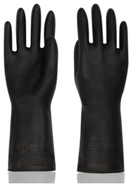 Siyah Stil M Boyutu 1 Çift Siyah Eldiven Ev Yıkama Temizlik Eldiveni Bahçe Mutfak Bulaşık Parmaklar Kauçuk Bulaşık Yıkama Ev Temizlik Eldiveni (Yurt Dışından) fiyatları