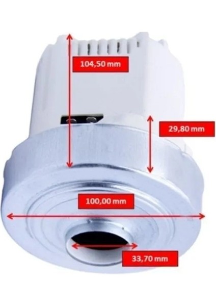 Fakir Veyron Turbo Xl 750W Motor, Domel Uyumlu Elektrikli Süpürge Motoru 458.3.302-15