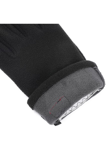 B Siyah Tarzı Erkek Kadın Kış Polar Polar Silikon Kaymaz Dokunmatik Ekran Sürüş Eldiveni Artı Kadife Kalın Sıcak Spor Bisiklet Eldiveni (Yurt Dışından) modelleri