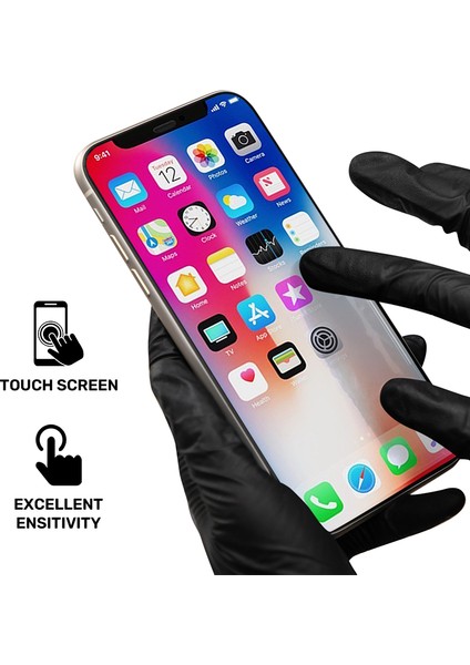 Siyah 20 Adet Tarzı L Boyutu Siyah Tek Kullanımlık 100% Nitril Eldiven Lateks ve Toz Içermez Vinil Dövme Mutfak Temizlik Eldiveni S'den Xl'e (Yurt Dışından) fırsatları