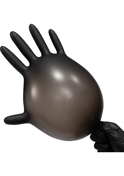 Siyah 20 Adet Tarzı L Boyutu Siyah Tek Kullanımlık 100% Nitril Eldiven Lateks ve Toz Içermez Vinil Dövme Mutfak Temizlik Eldiveni S'den Xl'e (Yurt Dışından) indirimleri