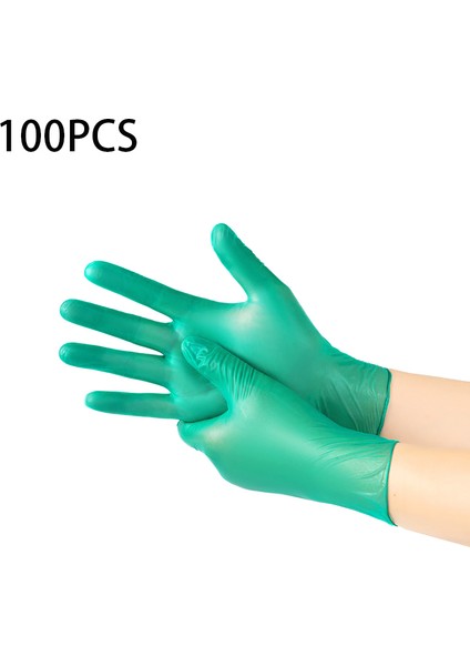 150G Yeşil Eldiven Tarzı M Boyutu Mutfak Kullanımı Için Tek Kullanımlık Yeşil Nitril Eldiven Berber Fırıncılık Dövme Vinil Tozsuz Bahçe Iş Ev Eldivenleri (Yurt Dışından)
