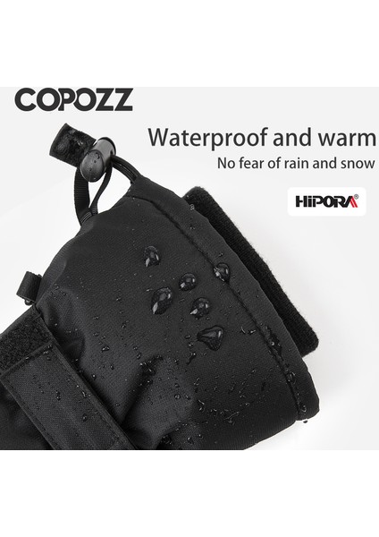 Siyah Stil Xl Boyutu Copozz Kış Kayak Eldiveni Hipora Diyafram 3m Thinsulate Snowboard Eldiveni Termal Sıcak Dokunmatik Ekran Kayak Eldiveni Erkek Kadın (Yurt Dışından) modelleri