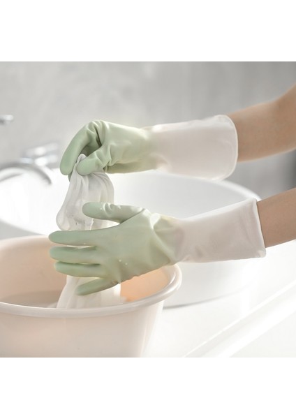 Sarı-1 Çift Tarzı S Beden Silikon Temizlik Eldivenleri Bulaşık Yıkama Temizlik Eldiveni Sünger Bulaşık Yıkama Eldiveni Temizlik Araçları - 2'li Paket (Yurt Dışından) indirimleri