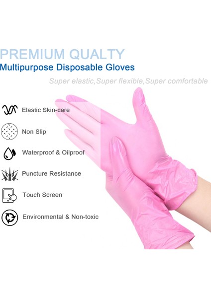 Yeşil Eldiven 150G Tarzı L Boyutu Tek Kullanımlık Nitril Eldiven Çok (Yurt Dışından) indirimleri