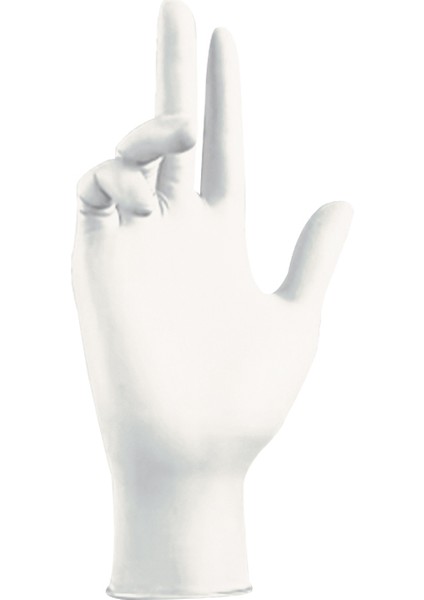 Beyaz Stil M Boyutu Tek Kullanımlık Beyaz Nitril Eldiven Koruyucu Eldiven Gıda Sınıfı Mutfak Ev Işleri (Yurt Dışından)