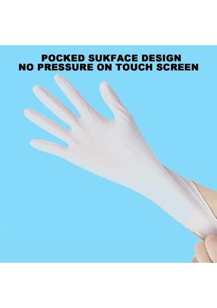 Beyaz Stil M Boyutu Tek Kullanımlık Beyaz Nitril Eldiven Koruyucu Eldiven Gıda Sınıfı Mutfak Ev Işleri (Yurt Dışından) indirimleri