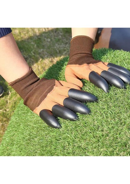 Yeşil Stil Bahçe Eldiveni Abs Plastik Bahçe Lastik Eldiven Kazma Dikme Çiçek Ot Çim Su Geçirmez Iş Eldiveni Açık Hava Aksesuarları (Yurt Dışından) fiyatları