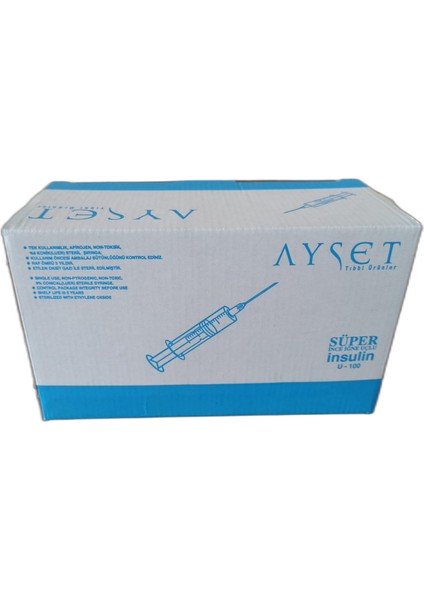 - 1 ml Süper Insülin Turuncu 30G x 0.30 x 8mm - 50 Adet