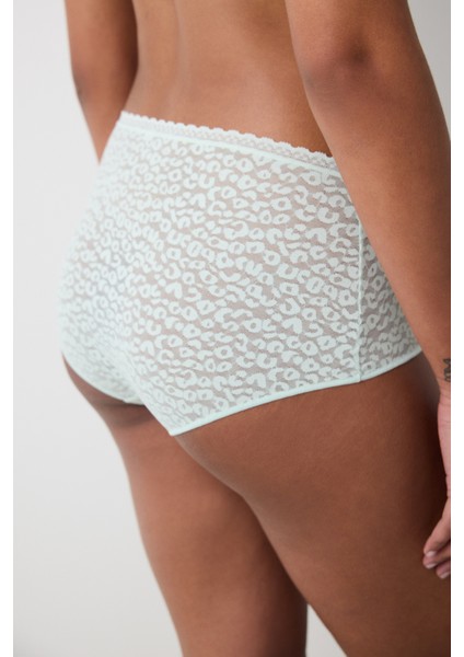 Easy Lace Highwaist Mint Yeşili Slip Külot
