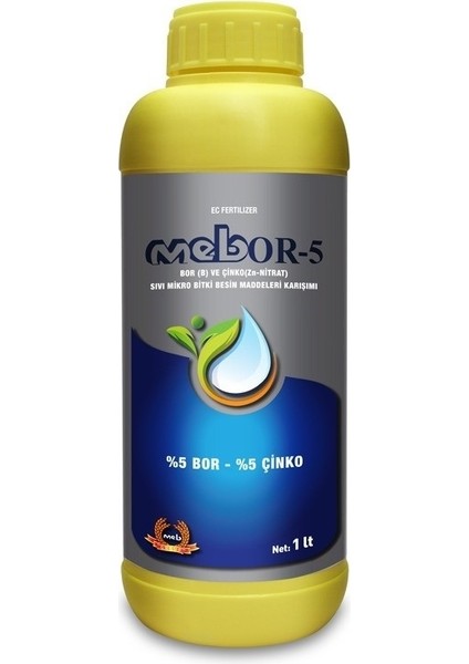 5 Bor(B) Çinko(Zn) Sıvı Bitki Besin Maddeleri (1 Litre)