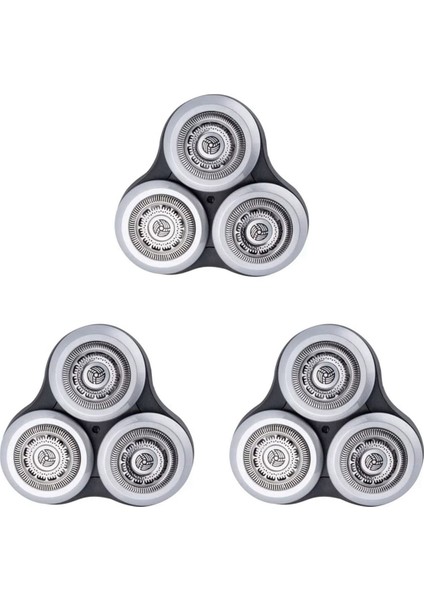 3x SH90 Traş Makineri Serisi 9000 Için Yedek Kafalar S9911 S9731 S9711 S9511 S9111 S9031 S9988 Bıçak (Yurt Dışından)