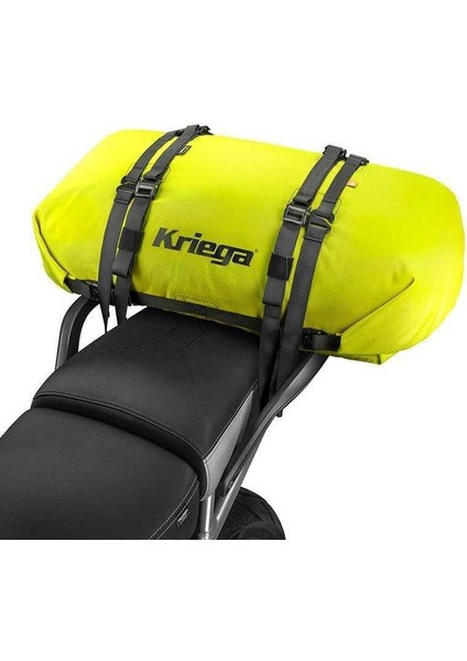 Krıega KRP40 Rollpack Motosiklet Çantası Neon Sarı