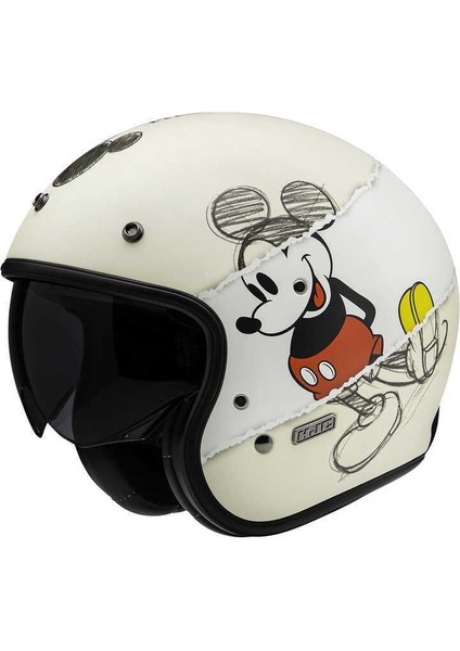 V31 Disney Mickey Sketch MC1SF Açık Kask