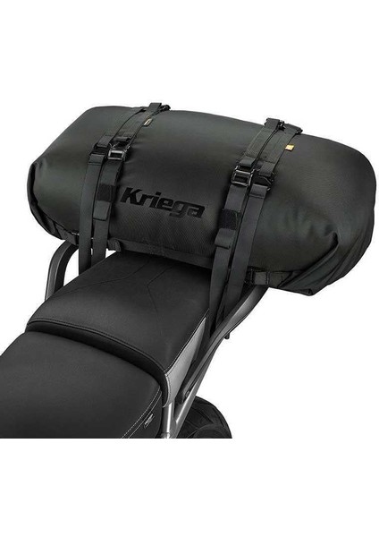 Krıega KRP40 Rollpack Motosiklet Çantası Siyah