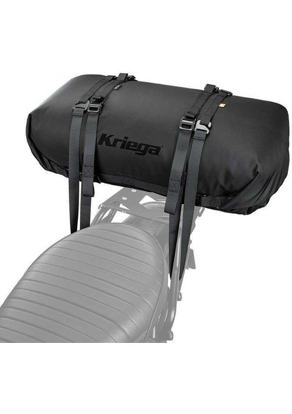 Krıega KRP40 Rollpack Motosiklet Çantası Siyah