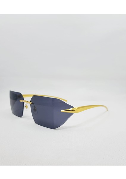 Kathy Smoked-Gold Unısex Güneş Gözlüğü 55-19-120