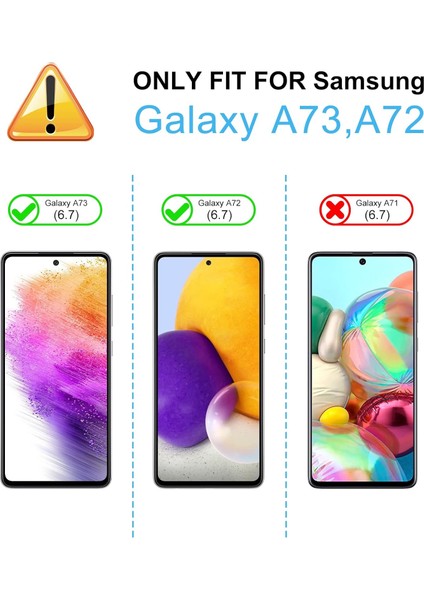 Samsung Galaxy A73 5g Temperli Cam Ekran Koruyucu 9h Ultra Koruma (3 Adet)