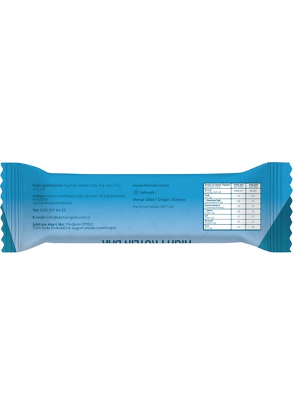 Yüksek Protein Bar - Hindistan Cevizi Aromalı - 40G x 12 Adet
