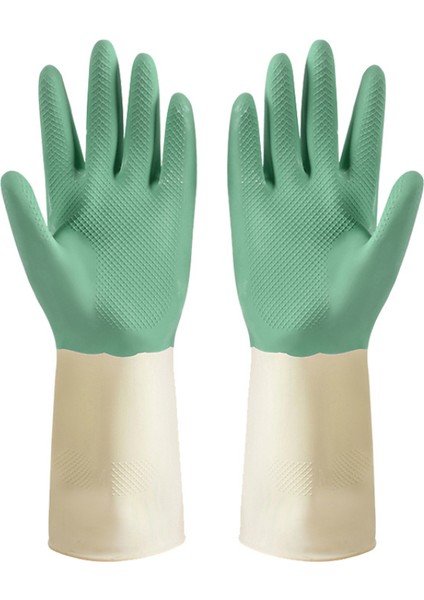 Pembe Tarzı Mutfak Temizlik Eldiveni Kauçuk Eldiven Ev Temizlikçi Bulaşık Yıkama Eldiveni (Yurt Dışından) modelleri