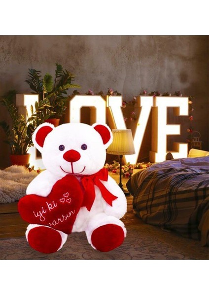 Peluşçu Dayı 60 cm Ses Kaydeden Iyi Ki Varsın Ayıcık