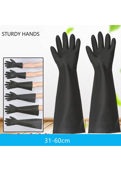 A5 Stili Iş Güvenliği Eldiveni Kauçuk Eldiven Ağır Hizmet Kimyasal Dirençli Asit Yağ Dayanıklı Koruyucu Eldiven Mutfak Aksesuarları (Yurt Dışından) fiyatları