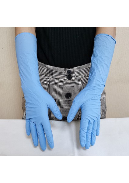 Mavi Stil M Boyutu 14 Inç Mutfak Temizlik Araçları Asit Ev Sünger Eldivenler 10'lu Paket (Yurt Dışından) modelleri
