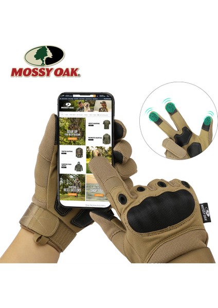 MO22002 Tarzı M Boyutu Mossy Oak Taktik Eldiven Dokunmatik Askeri Hvataşlık Eldiven Avcılık Savaş Atış Yürüyüş Kampçılık Için Sert Knuckle ile (Yurt Dışından) fiyatları