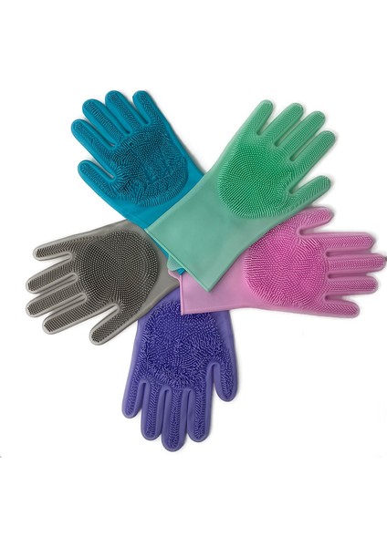 Erik Tarzı 1 Çift Bulaşık Yıkama Temizlik Eldiveni Silikon Kauçuk Bulaşık Yıkama Eldiveni Ev Temizleyici Mutfak Temiz Aracı Sünger (Yurt Dışından) indirimleri