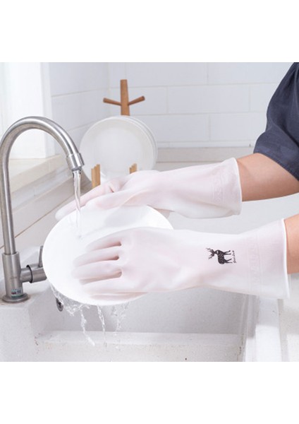 D Tarzı L Boyutu Mutfak Bulaşık Yıkama Eldiveni Ev Bulaşık Eldiveni Kauçuk Eldiven Giysi Yıkama Temizlik Eldiveni Bulaşık Yıkama Eldiveni Için (Yurt Dışından)