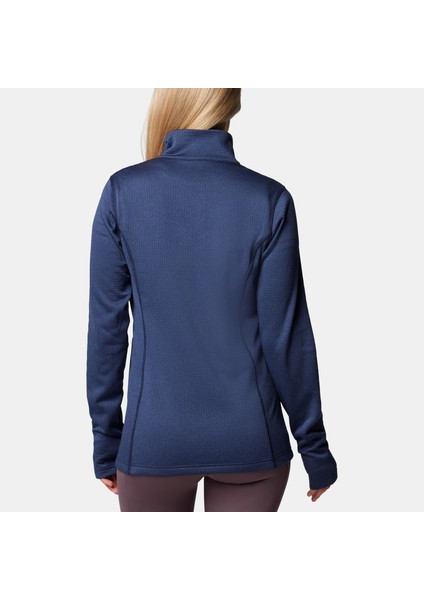 W Park View Grid Fleece Full Zip Kadın Polar