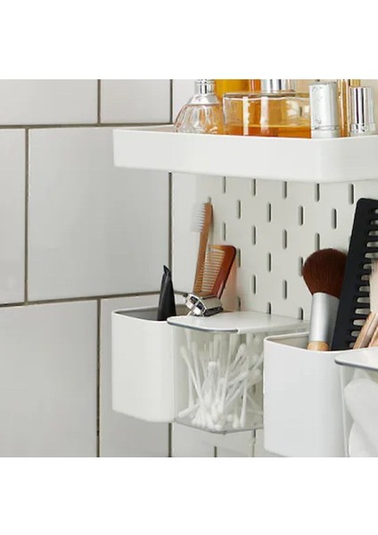 Skadıs 8x9 cm Beyaz Çok Amaçlı Pano Parçası Düzenleme ve Saklama Kutusu Modülü fırsatları