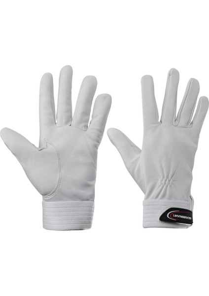 Beyaz Stil M Boyutu Beyaz Koyun Derisi Iş Eldiveni, Sürücünün Koruyucu Eldiveni, Ev Anti-Kayma ve Bıçak Delme Dayanıklı Aşınmaya Dayanıklı Eldivenler (Yurt Dışından)