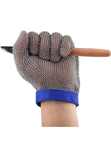 Mavi 1 Adet Tarzı M Boyutu 1 Adet Paslanmaz Çelik Eldiven Kesilmeye Dayanıklı Eldiven 5.sınıf Antik Kesilmeye Karşı Koruyucu Işçilik Bahçecilik Tel Metal Örgü Kasap - (Yurt Dışından) indirimleri