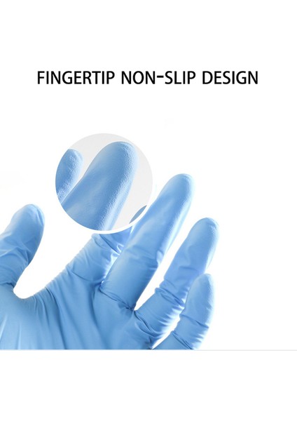Mavi (Standart) Stil Xl Boyutu Toz Olmayan Mutfak Ev Işleri Eldiven Yüksek Esneklik Kalınlaştırılmış Tek Kullanımlık Saf Nitril Eldiven Çifti (Yurt Dışından) fırsatları