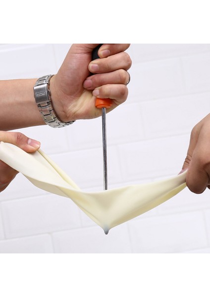 38CM-2 Çift Tarzı M Boyutu 2 Çift Set Nitril Eldiven Su Geçirmez Silikon Ev Işleri Mutfak Temizliği Bulaşık Yıkama Fırçalama RR2132 (Yurt Dışından)
