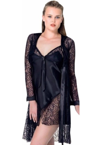 Nbb Saten Gecelik Sabahlık Takım 3928 fırsatları