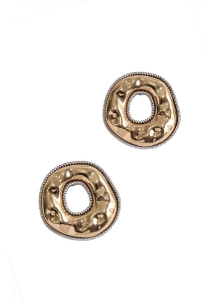 Chunky Yuvarlak Altın Küpe modelleri