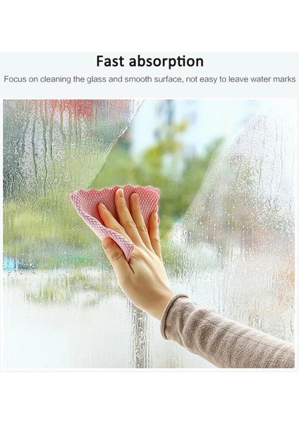 30X40CM Rastgele Renk Stili 25**40CM Çiziksiz Mucize Temizlik Bezleri Pedleri Mutfak Anti-Yağ Silme Bezleri Tekrar Kullanılabilir Ince Lifli Mutfak Cam Bezi (Yurt Dışından) fiyatları
