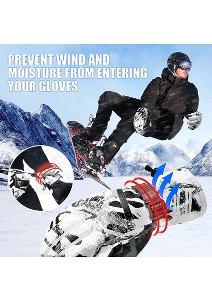 No.3 Tarzı Xl Boyutu Termal Kayak Eldiveni Erkek Kadın Kış Polar Su Geçirmez Sıcak Kar Kayak Eldiveni Parmak Dokunmatik Ekran Için Kayak Sürme (Yurt Dışından) fırsatları