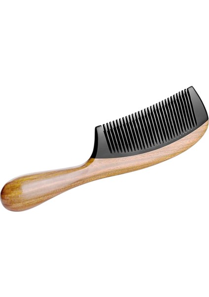 Pelesenk Ağaçı Kaplamalı Kemik Dişli Tarak Ahşap Saç Tarağı 20 cm AT-126 Saplı modelleri