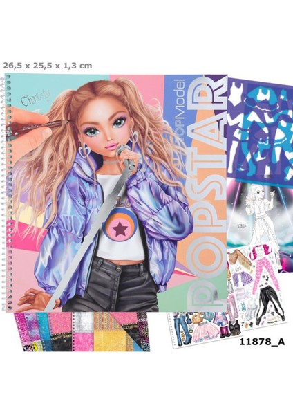 Topmodel Popstar Colouring Book, N/a