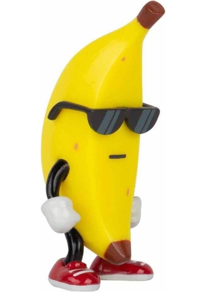 Stumble Guys 4'lü Mini Aksiyon Figür Seti - Ms Stumble - Capt Noheart – Banana Guy