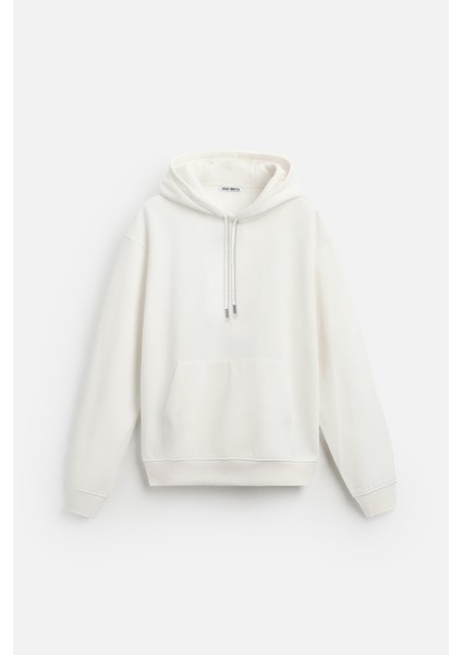 Kanguru Cepli Oversize Kalıp Unisex Düz Hoodie