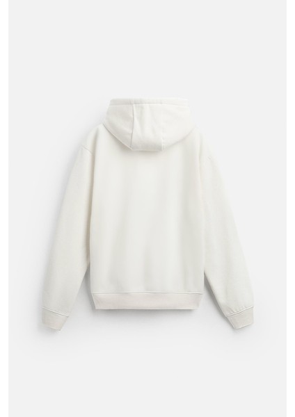 Kanguru Cepli Oversize Kalıp Unisex Düz Hoodie