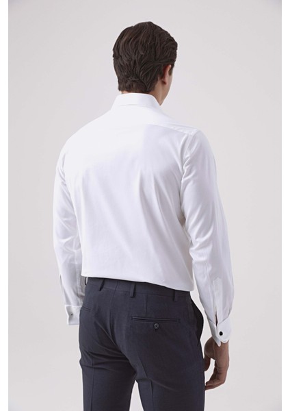 Ds Damat Regular Fit Beyaz Düz Gömlek fırsatları